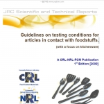 Guidelines on testing conditions for articles in contact with foodstuffs