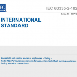 IEC 60335-2-102-2017 家用和类似电器 - 安全 - 第2-102部分:具有电气连接的燃气 油