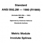 ANSI B92.2M -1980 (R1989)