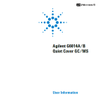 安捷伦G6014A气质联用使用手册Agilent G6014A/BQuiet Cover GC/MS