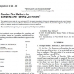 ASTM D 29 - 98 Standard Test Methods for Sampling and Testing Lac Resins